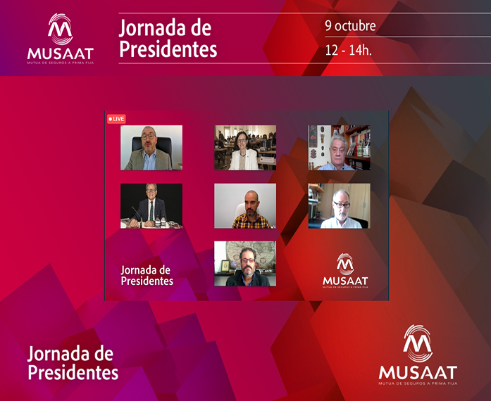 MUSAAT presenta a los presidentes de los COAAT la nueva tarifa y las mejoras del seguro de RC A/AT/IE para 2021