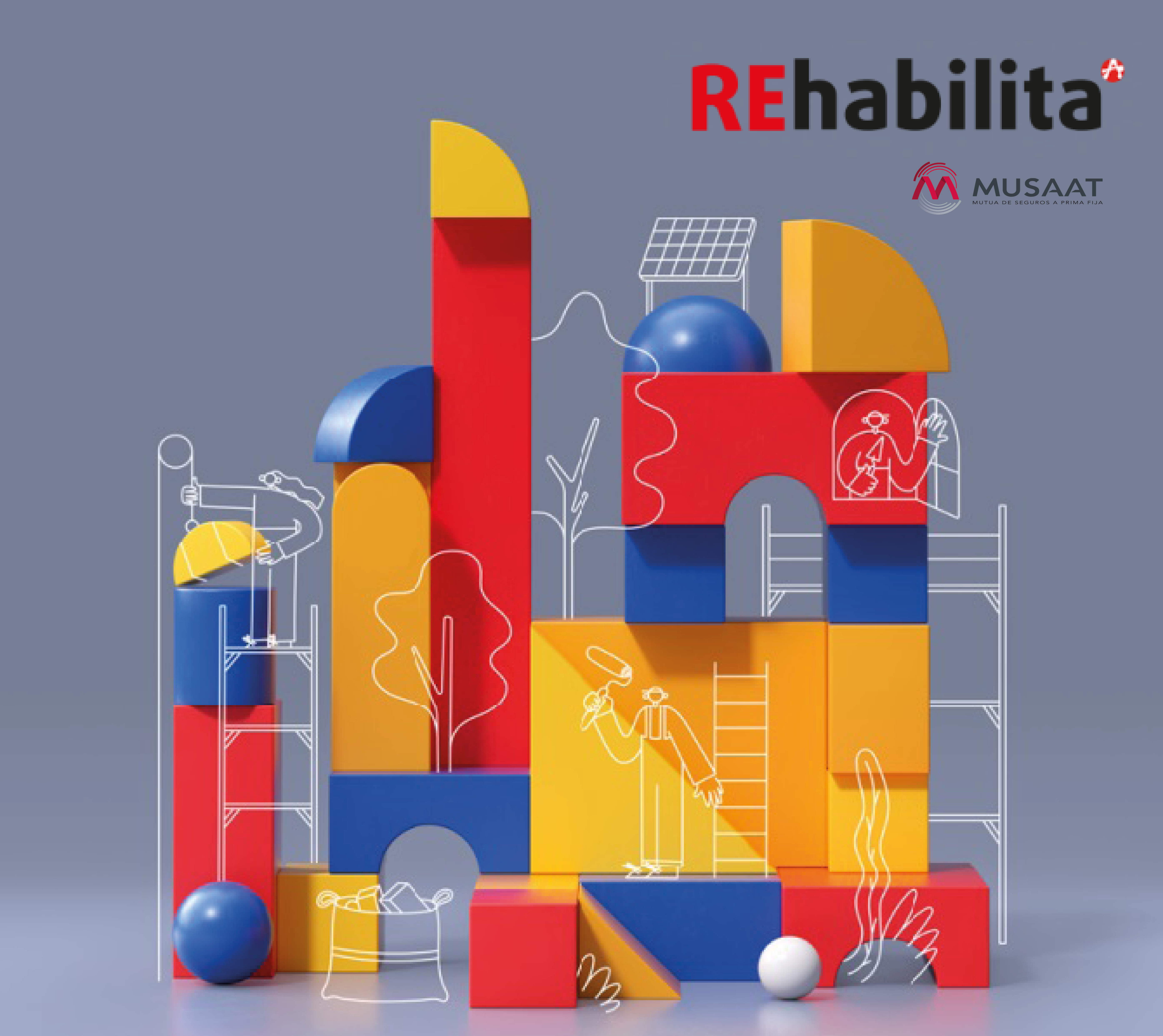 MUSAAT participará en REHABILITA para reivindicar el papel de la rehabilitación en la recuperación económica post pandemia