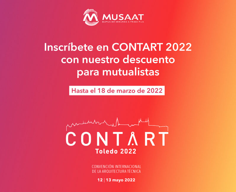 MUSAAT ofrece a sus mutualistas descuentos en CONTART 2022