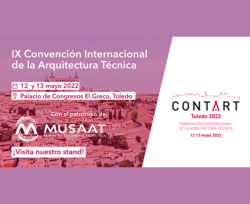 Ven a visitarnos a CONTART 2022, el gran encuentro de la Arquitectura Técnica