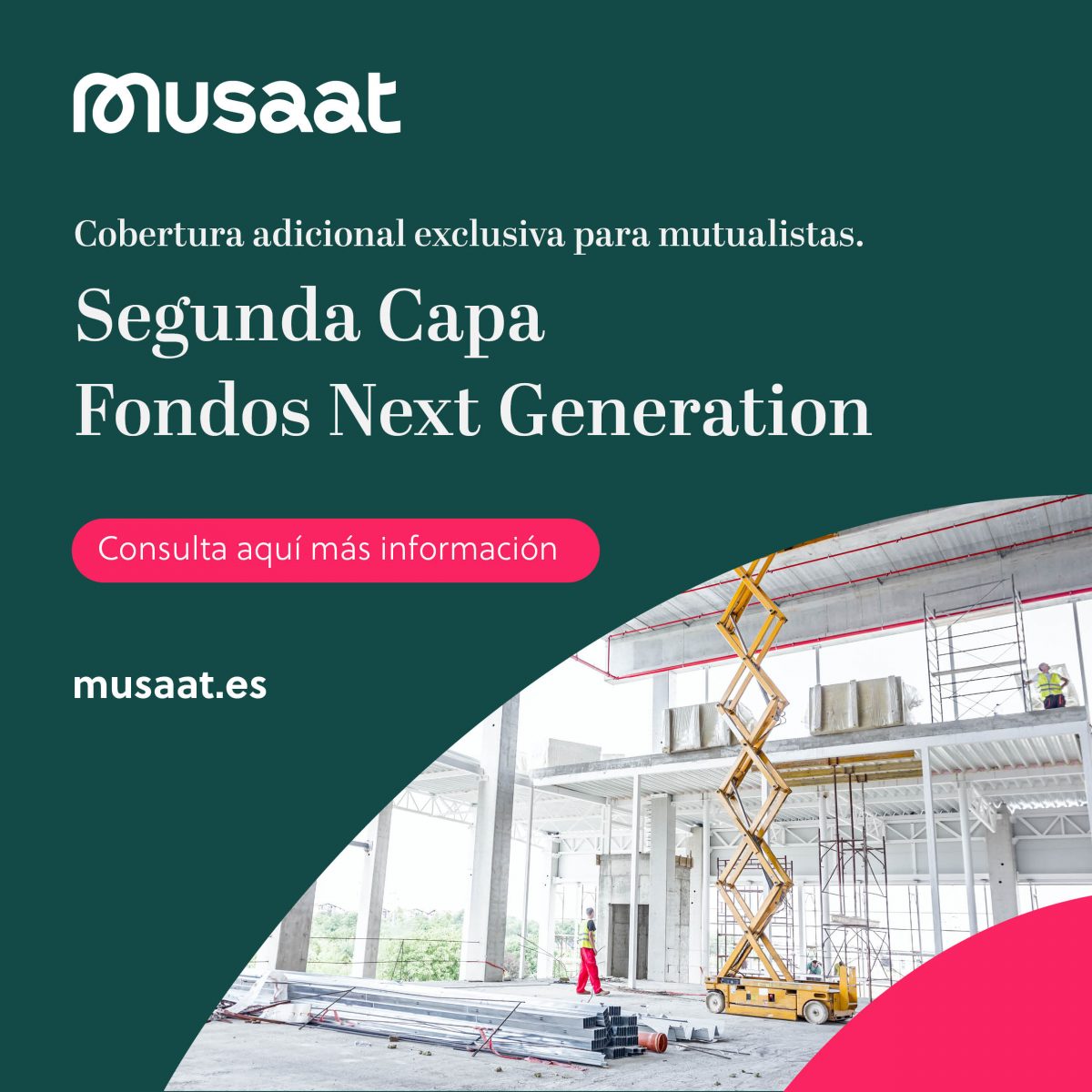Musaat amplía la protección de sus mutualistas en el marco de los fondos Next Generation