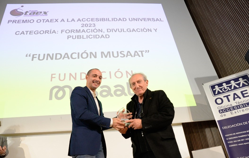 La Fundación Musaat galardonada en los premios OTAEX 2023