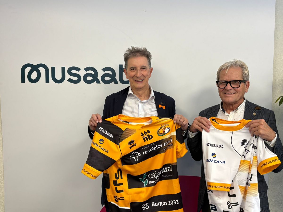 Musaat renueva su patrocinio con el Club Aparejadores Rugby Burgos