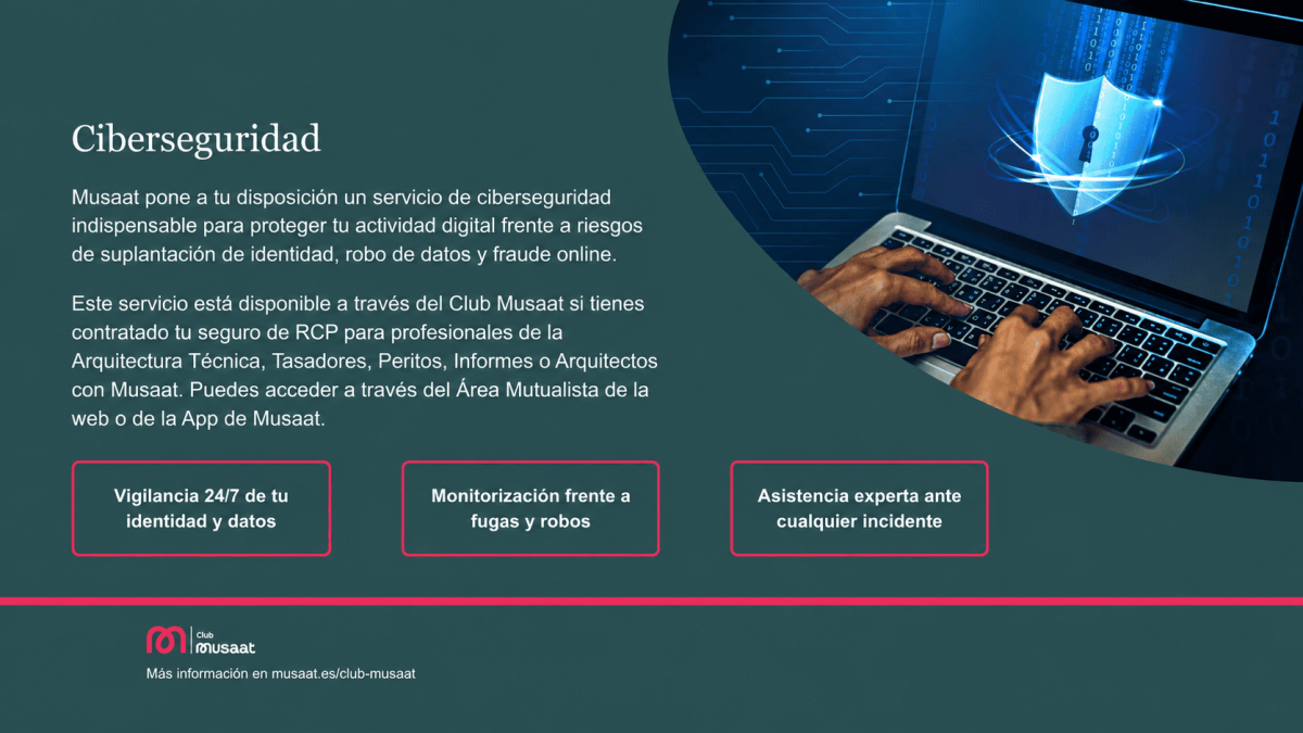 Musaat refuerza la protección digital de sus mutualistas con un servicio gratuito de ciberseguridad