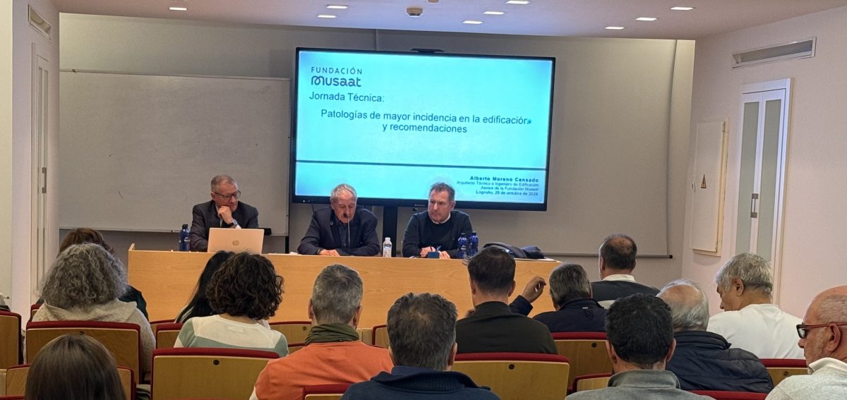 La Fundación Musaat analiza en Logroño las patologías de mayor incidencia en la edificación